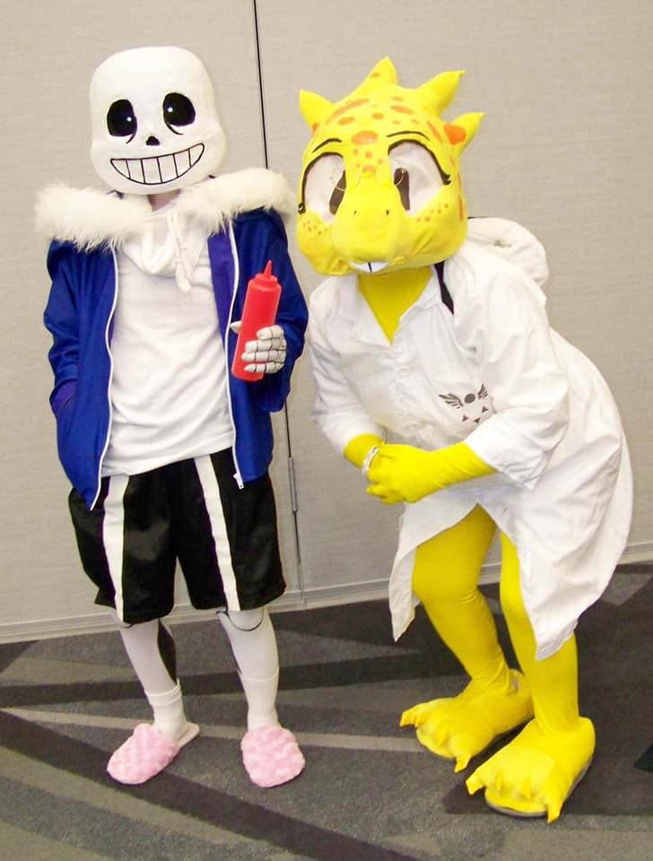 Sans and Alphys by @NBCWerewolf – Sheezy.Art