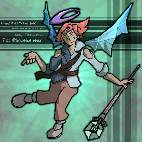 Link to: https://www.newgrounds.com/art/view/eemccutcheon/lucy-newgrounds-secret-santa-2023