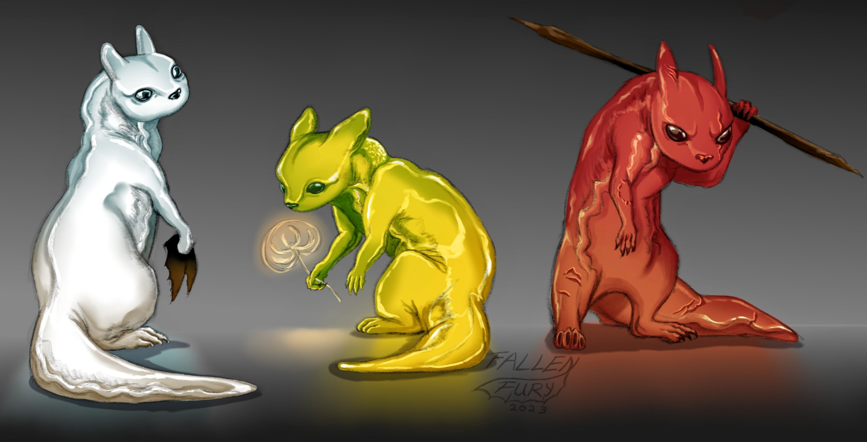 Rainworld: Slugcats by @Fallenfury – Sheezy.Art