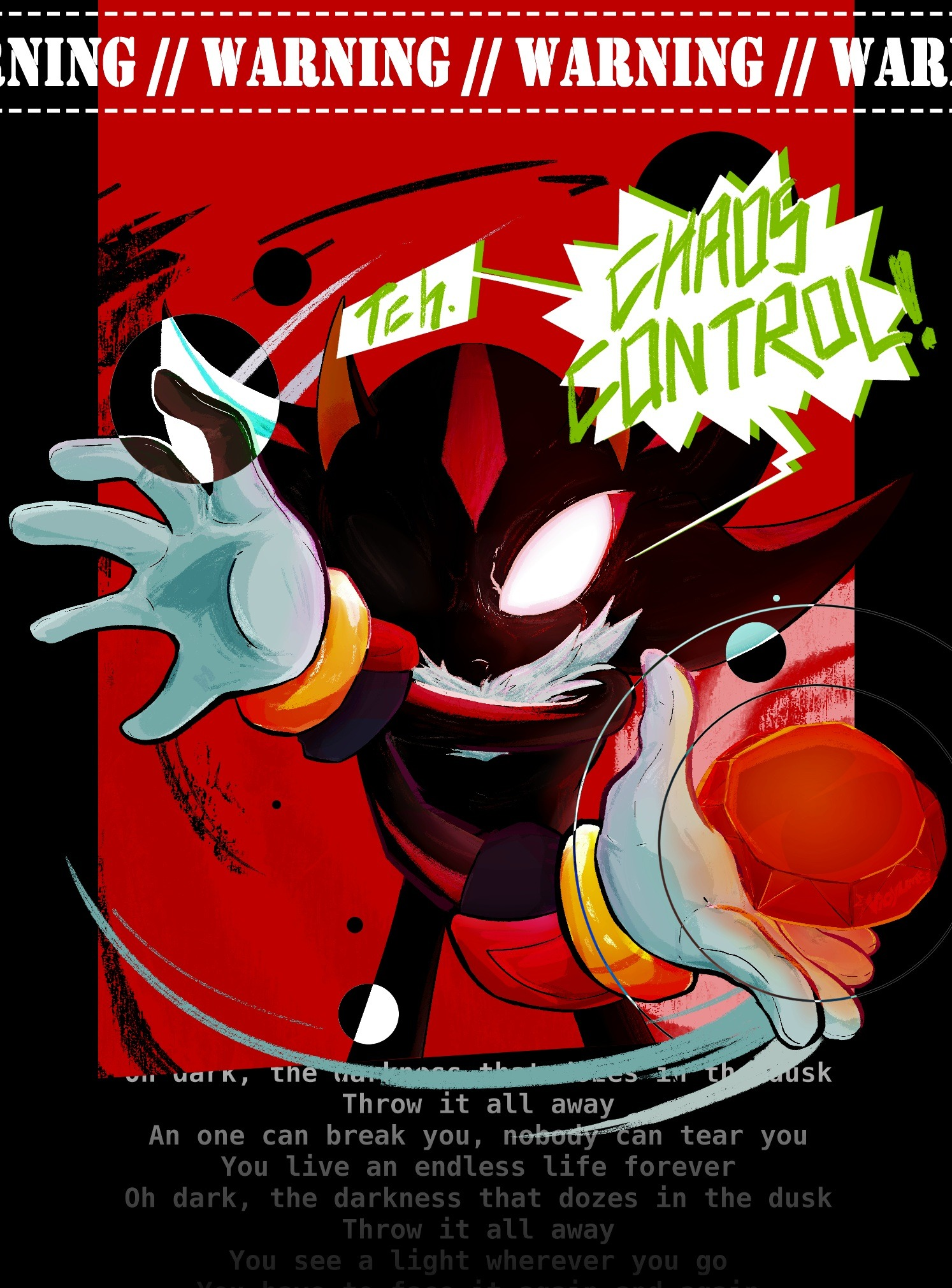 Shadow the Hedgehog Using Chaos Control