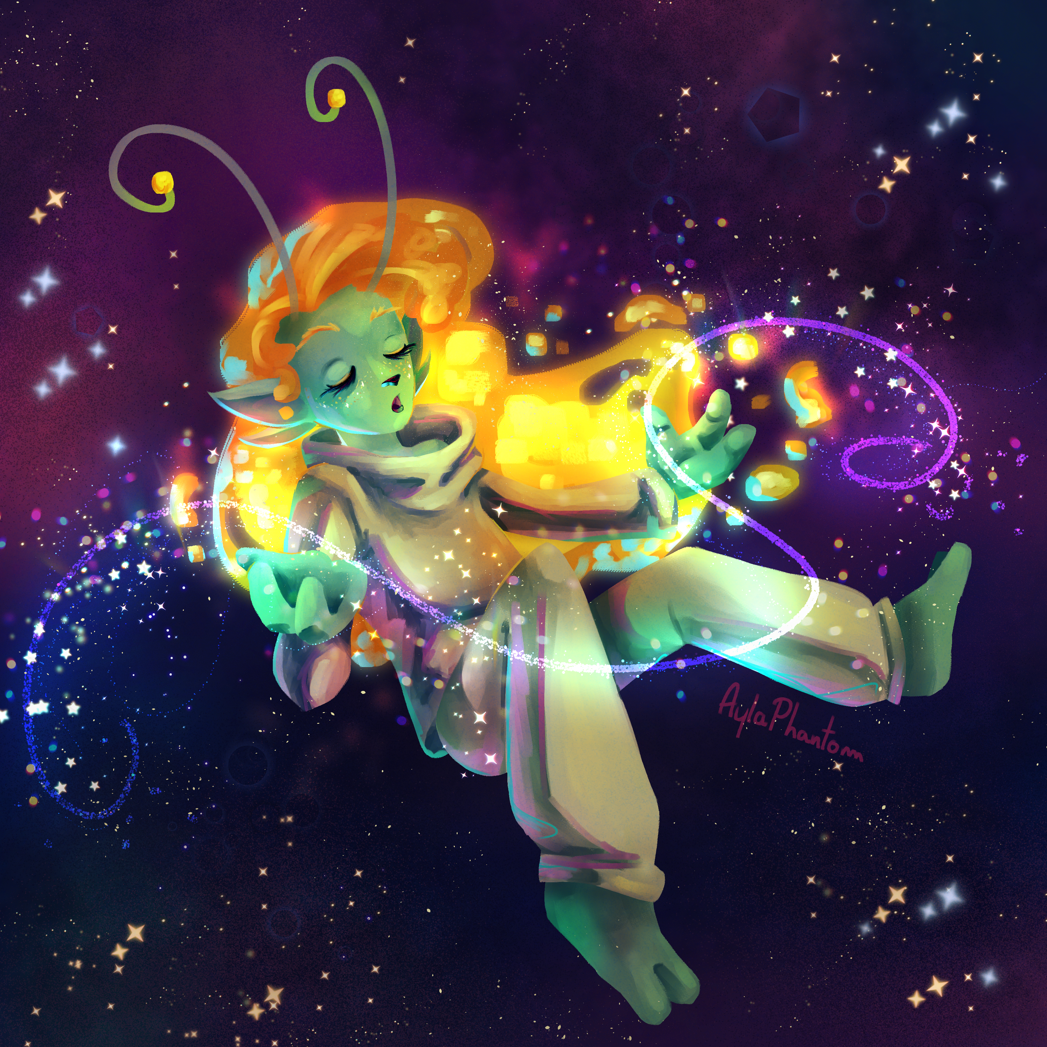 2nd Place – glowy  by @thePhantom245