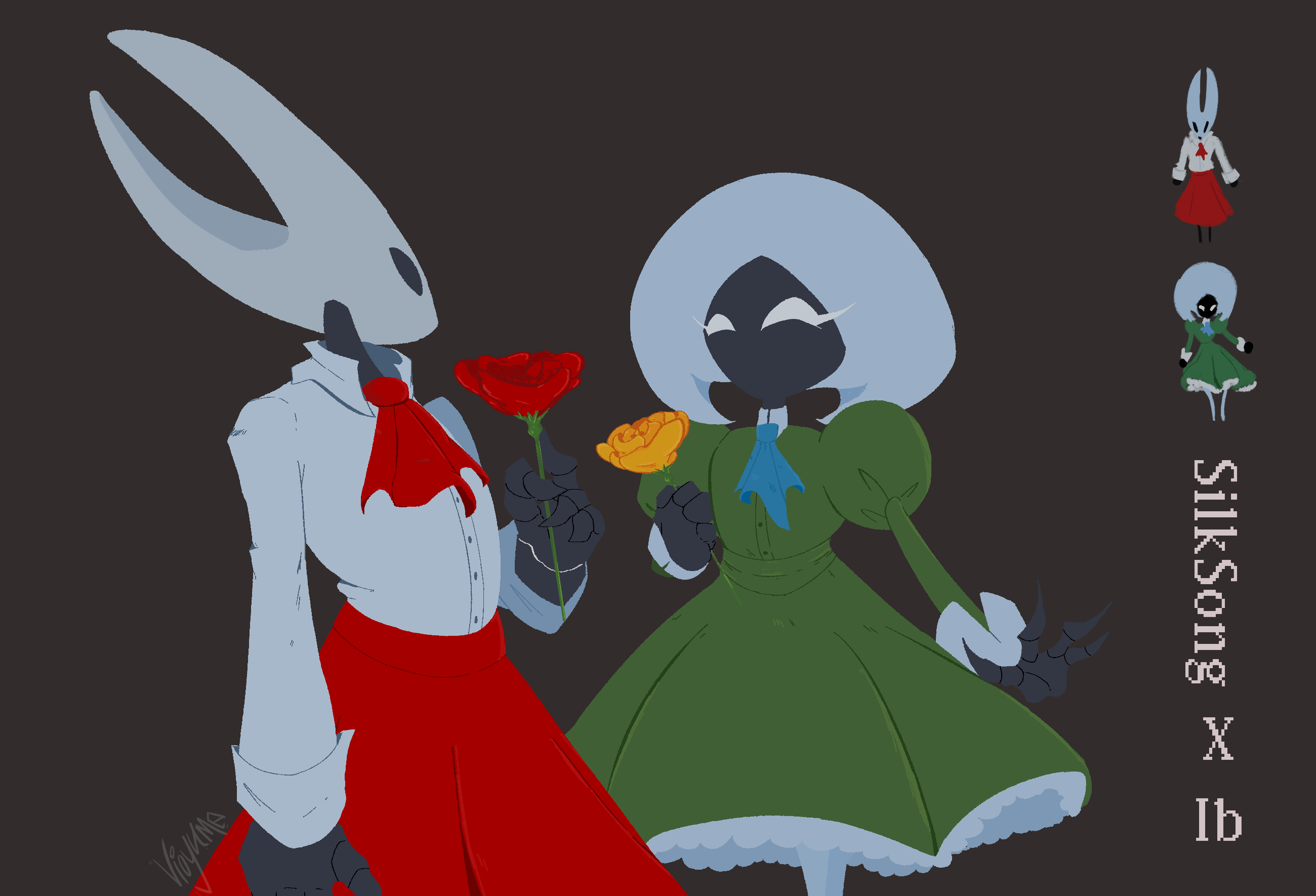 Hornet and Lace as Ib and Mary from the Game Ib